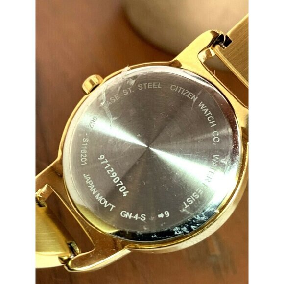 Citizen Women's Watch EZ6372-69E Quartz 26mm Black Dial Gold Tone Steel - Picture 6 of 13